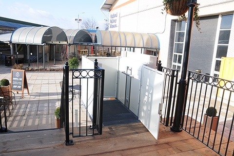 steplift - external wheelchair lift york - optimised