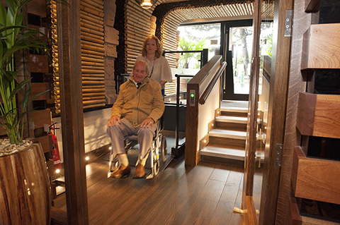 low rise platform lift - disabled access lift - restaurant in bournemouth