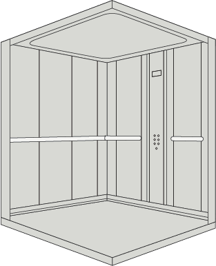 26 person passenger lift size diagram