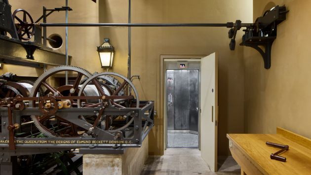 Bespoke 13 person passenger lift at Elizabeth Tower, London