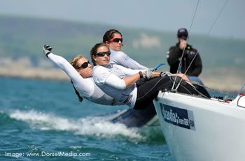 Stannah at the 2012 Olympic sailing venue, Portland Marina