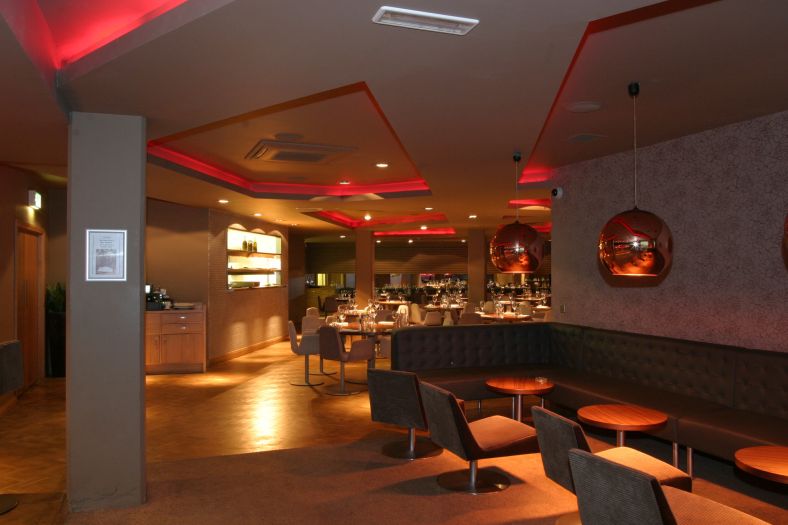 2 Midilift platform lifts soup up service in Tonic Restaurant, Bar and Deli in Nottingham.