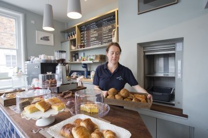 Stannah's Microlift 50B - 21st century service in a listed guest house